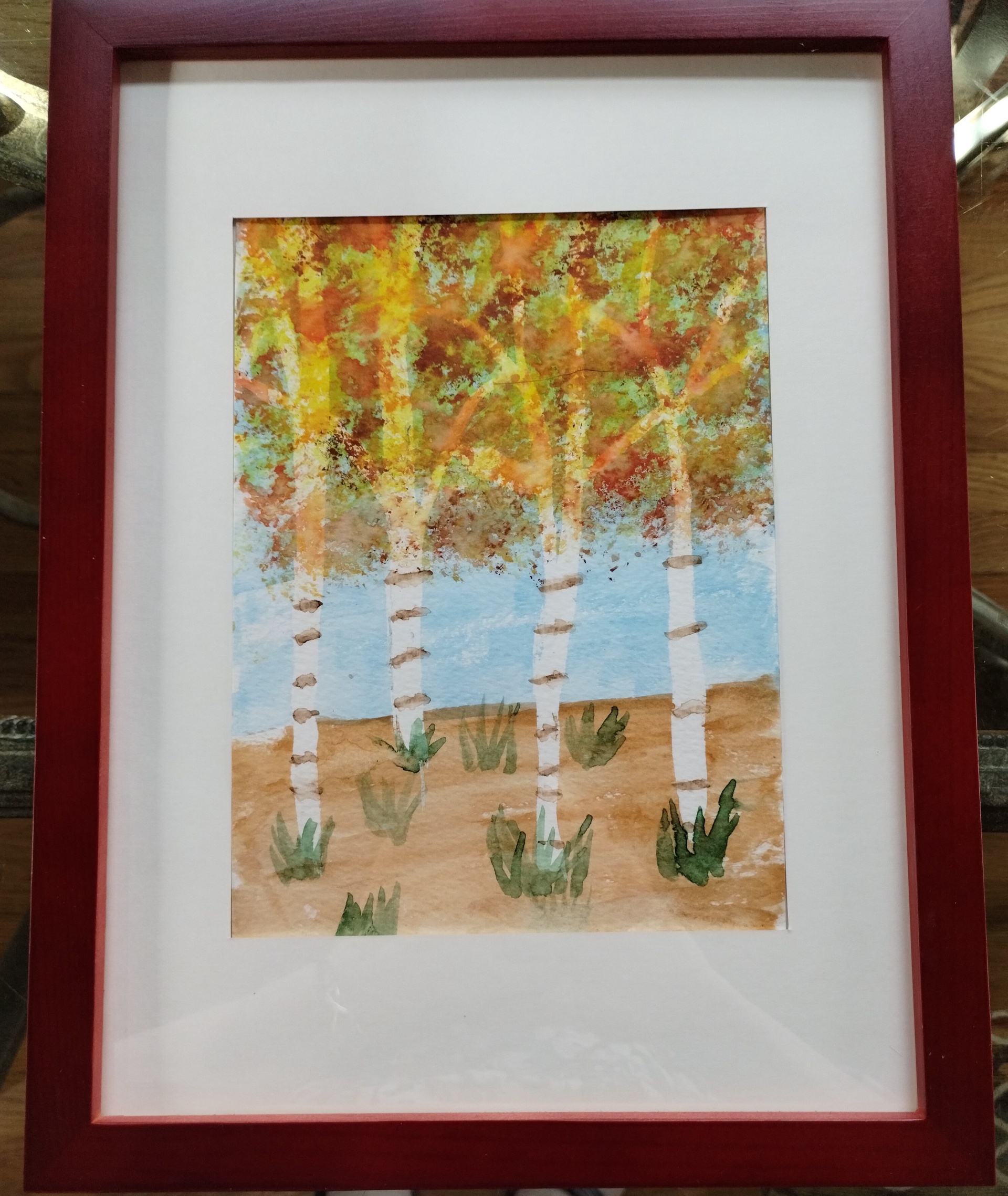 Birch Stand by Carol Trower