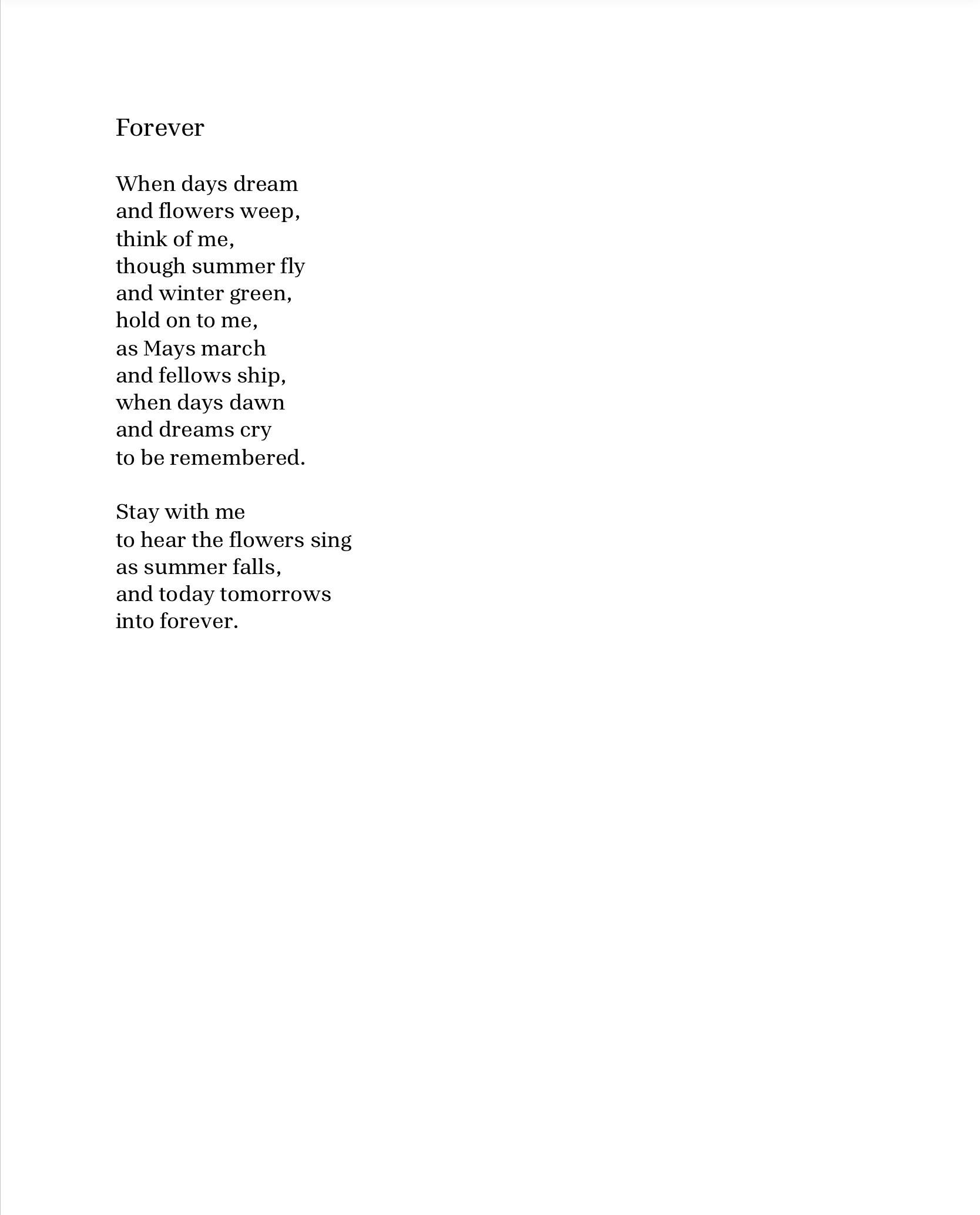 Forever by Hailey Robinson