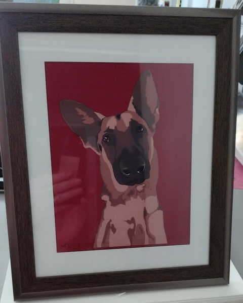 Artwork Good Doggo by Laura Bilecki