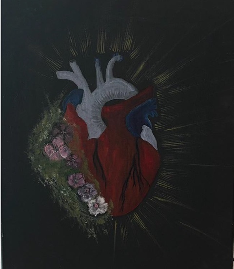 Artwork Melted Heart by Jessica Russell