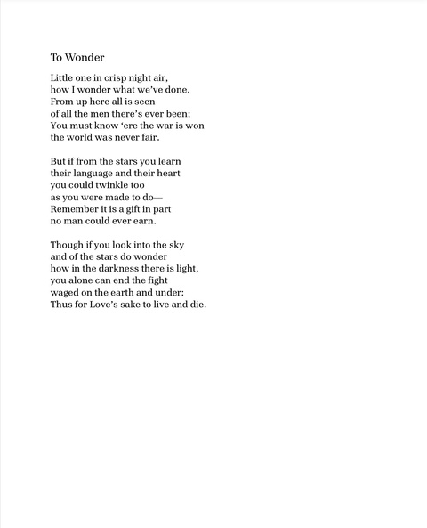 Artwork To Wonder by Hailey Robinson (Display only)
